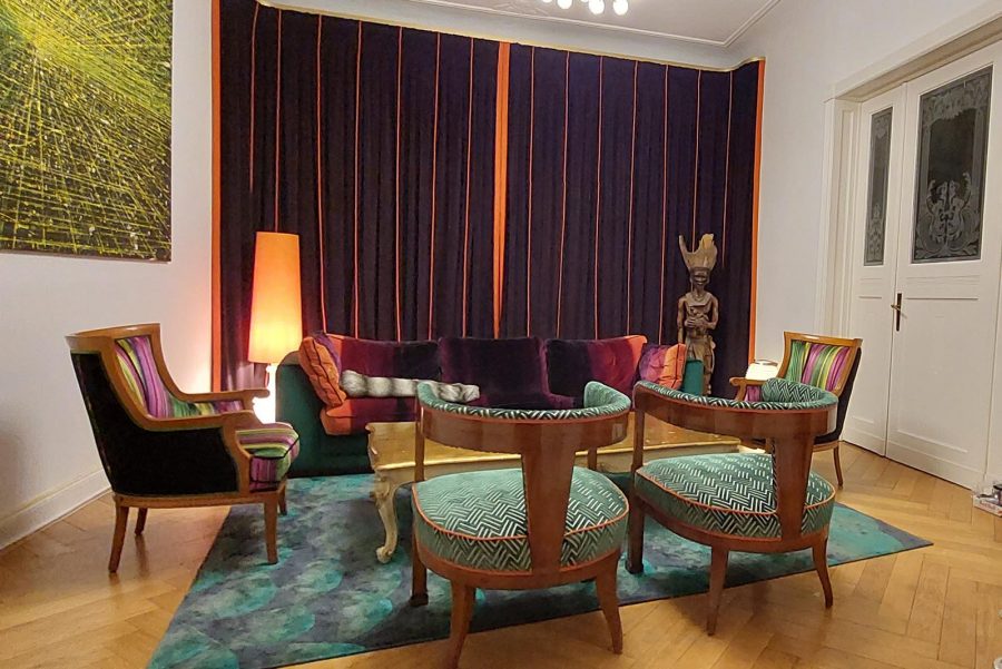 Wohnzimmer eines Privatkunden