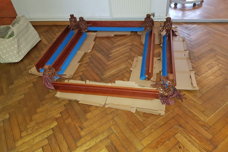Aufarbeitung eines Billiardtisches