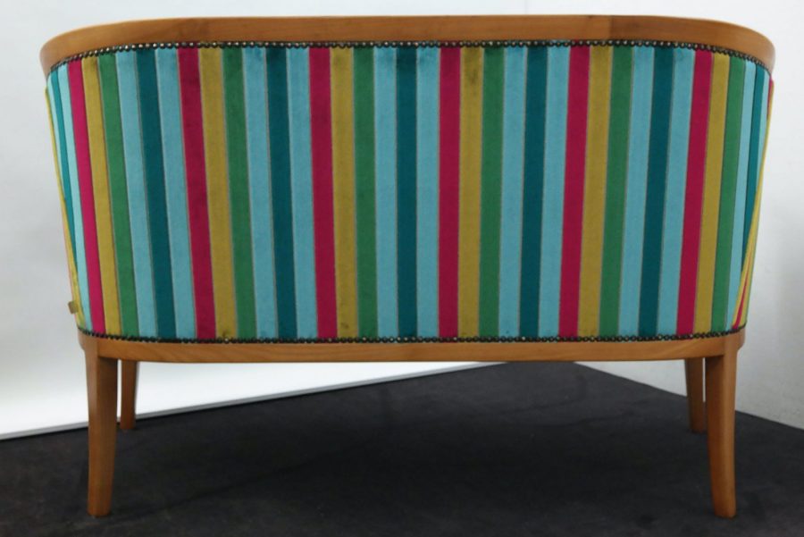 Sofa mit Sichtholzgestell um 1970