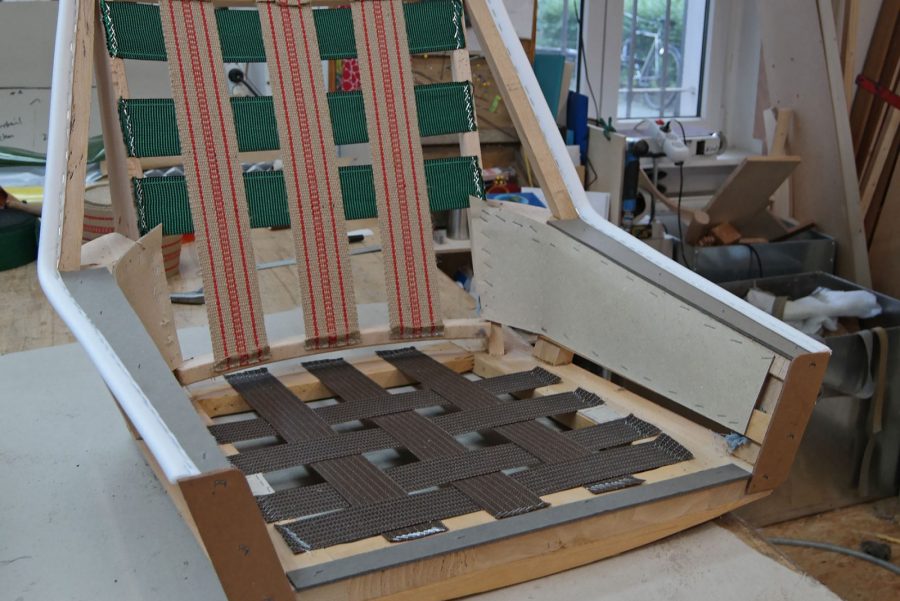 Design Raute schwarz gelb