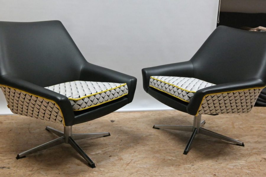 Design Raute schwarz gelb