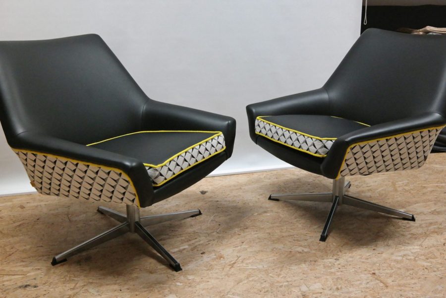 Design Raute schwarz gelb