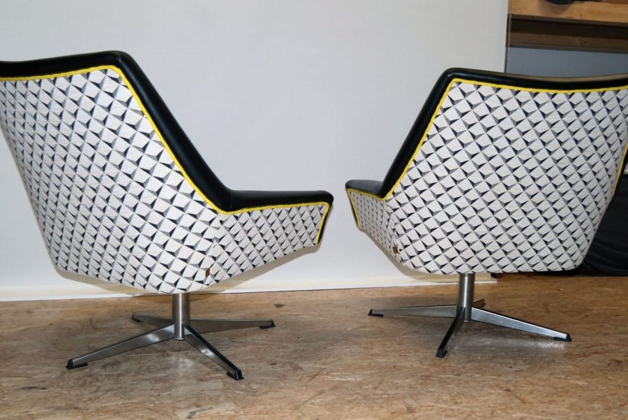 Design Raute schwarz gelb