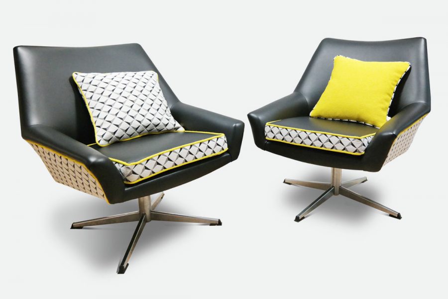 Design Raute schwarz gelb