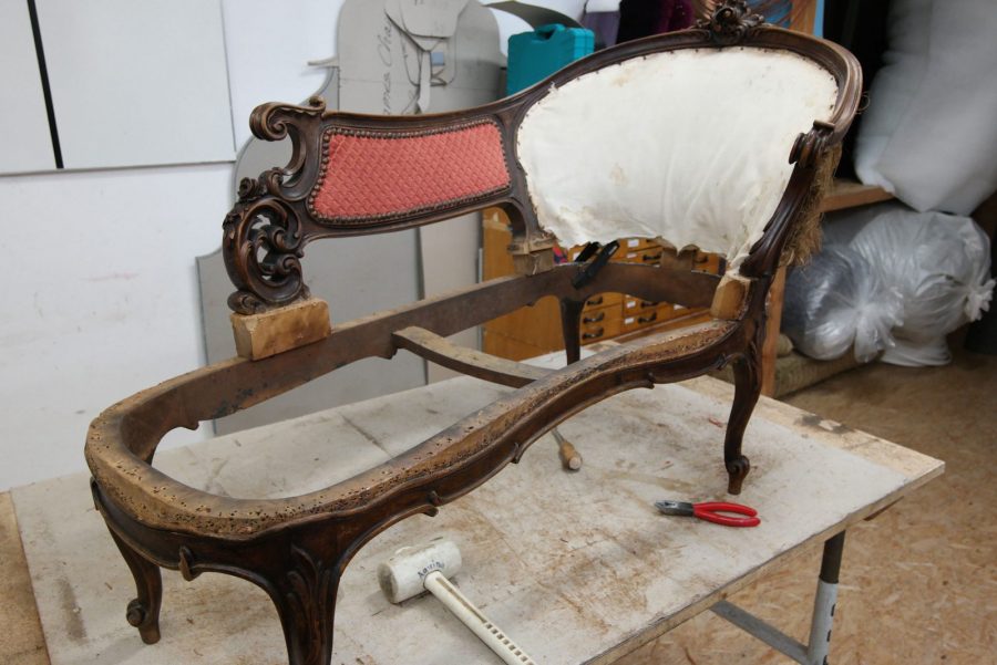 Biedermeier Recamiere von 1840 „Josephine“