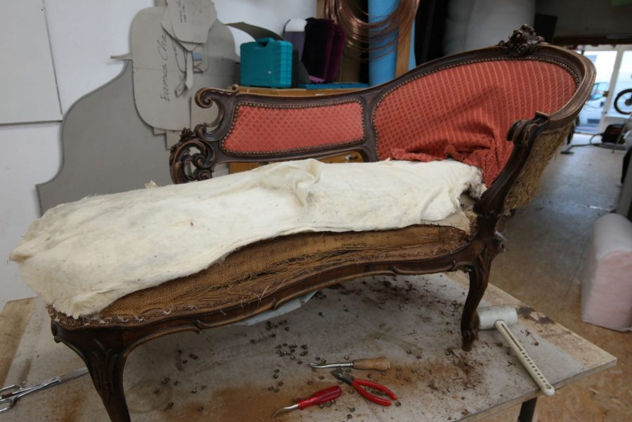 Biedermeier Recamiere von 1840 „Josephine“