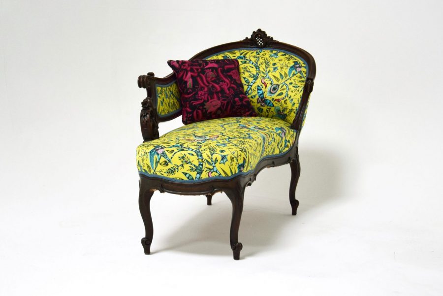 Biedermeier Recamiere von 1840 „Josephine“