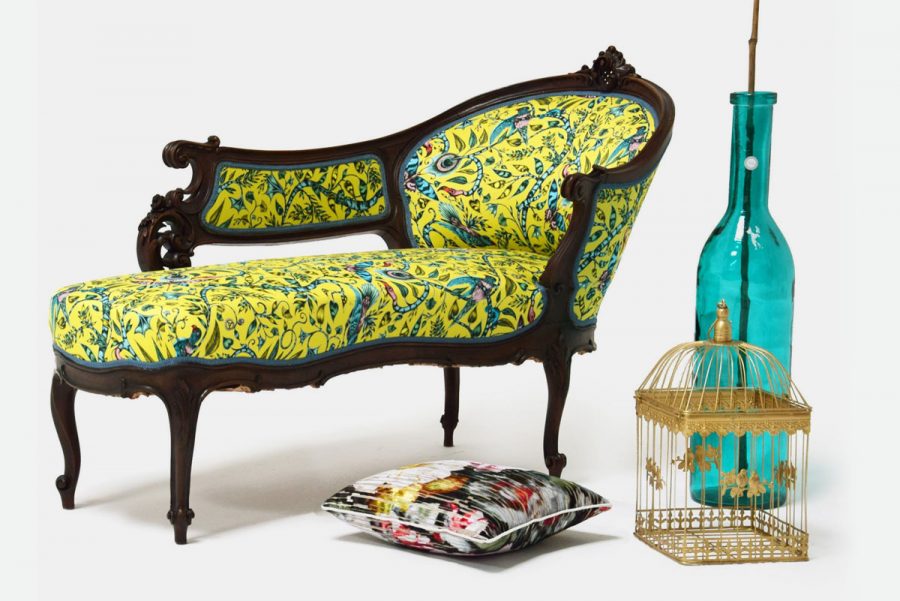 Biedermeier Recamiere von 1840 „Josephine“