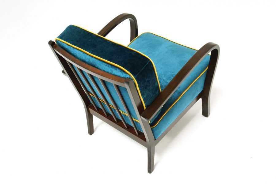 Sessel aud den 1950er Jahren blau
