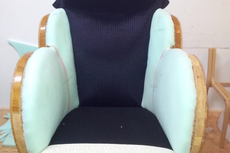 Aufarbeitung einzigartiger ART DECO Sessel​